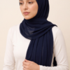 Chiffon Hijab 150x150 MARINENBLAU – Bild 2