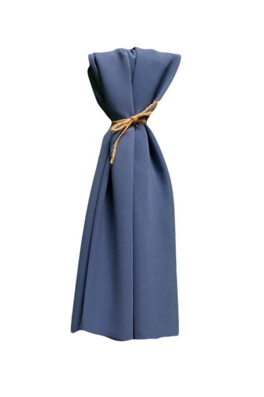 Chiffon Hijab 150x150 BLAU