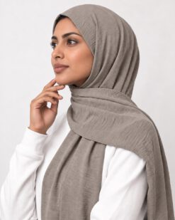 jazz-hijab sandgrau