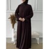 Abaya Evased hijab online shop dunkelbraun