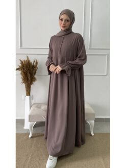 Abaya Evased hijab online shop taupe