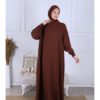 Jazz Abaya hijab24 Online Shop Dunkelbraun