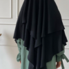 Khimar Jazz zweilagig schwarz online kaufen hijab24