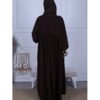 Abaya Mira Medine dunkelbraun hijab online shop