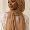Chiffon-Hijab24-150x150-dark soft brown online Shop