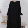 Hijab Abaya online bestellen evased schwarz