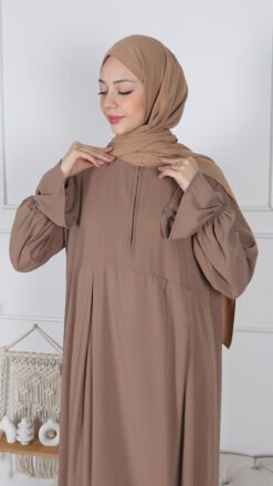 Hijab Abaya online kaufen evased Kamel