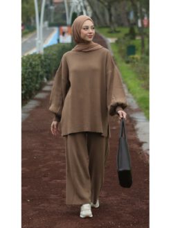 Hijab zweiteiler online shop taupe