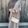 ABAYA EVASED HELLBEIGE Hijab