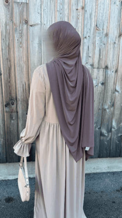 ABAYA EVASED HELLBEIGE Hijab online Shop