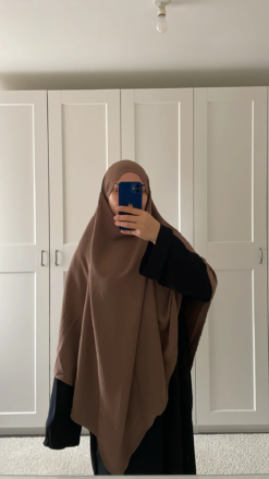 Khimar Jazz einlagig Braun Marron
