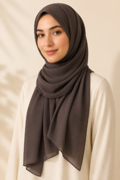 Chiffon-Hijab24-150x150-darktaupe online Shop